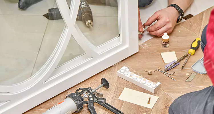 Interior Patio Door Casing Repair in Jasmine Estates, FL